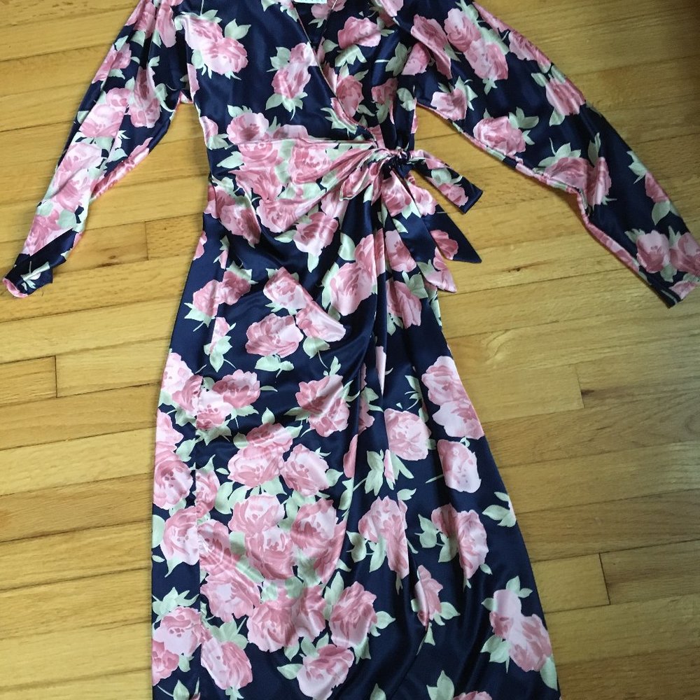 Silk Wrap dress